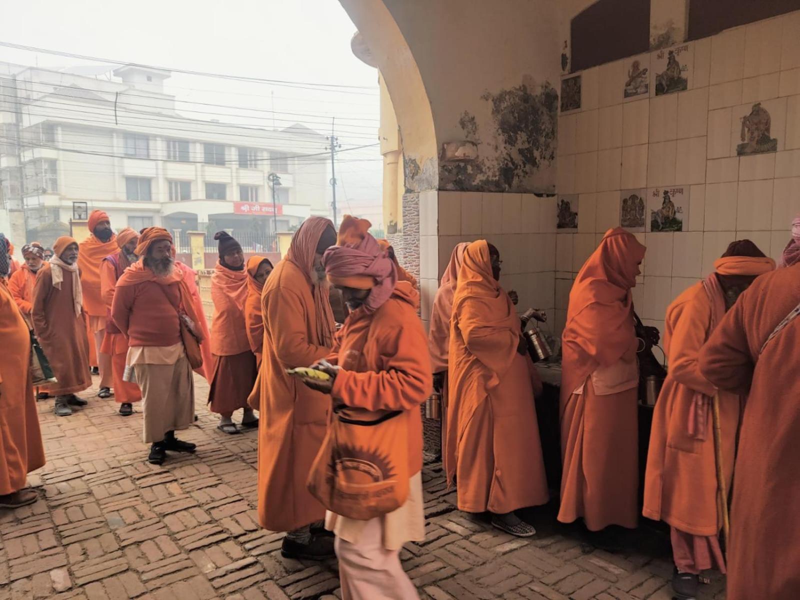 Shree Krishna Bhakti Ashram Hotell Vrindāvan Exteriör bild